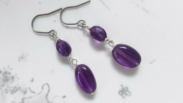 *葡萄飴のピアス*silver 21059 < 女性アクセサリー/時計 *葡萄飴のピアス*silver 21059 < 女性アクセサリー/時計の