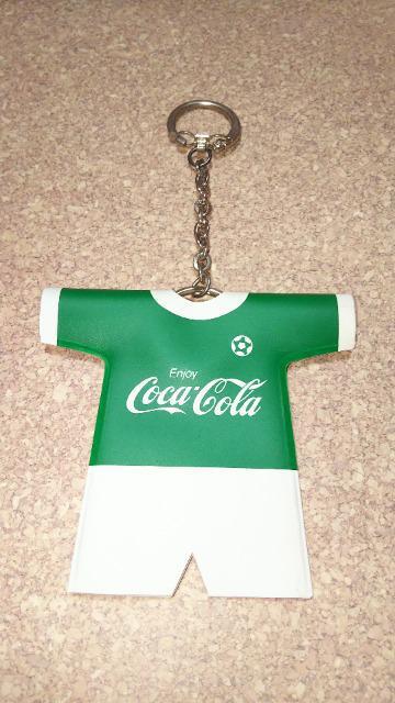 昭和レトロビンテージエンジョイコカ・コーラヴェルディサッカーユニフォーム型キーカバー < ホビー  昭和レトロビンテージエンジョイコカ・コーラヴェルディサッカーユニフォーム型キーカバー  < ホビーの