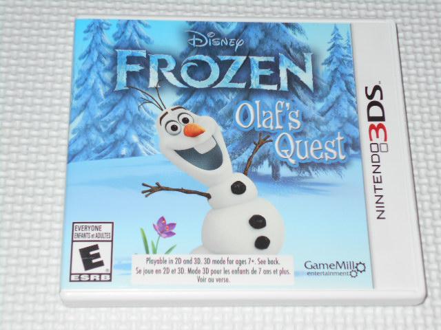 3DS��DISNEY FROZEN Olaf's Quest �C�O��  �� �Q�[���{��/�\�t�g�� 