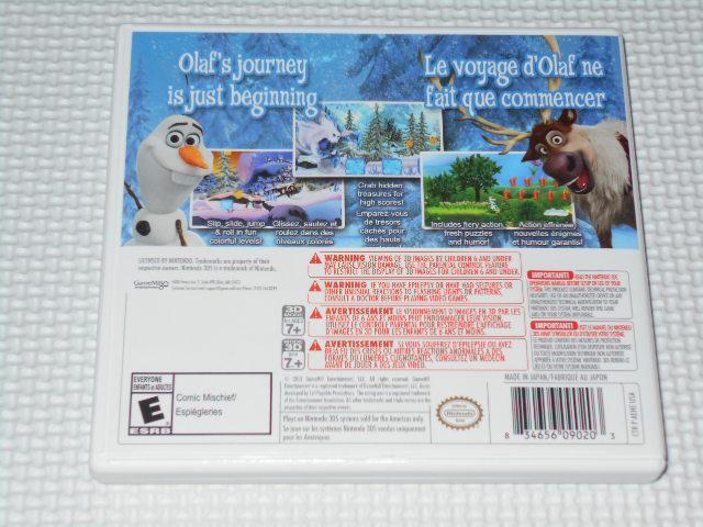 3DS��DISNEY FROZEN Olaf's Quest �C�O�� �� �Q�[���{��/�\�t�g�� 