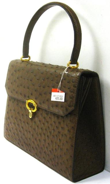 極美品フランス製 最高級オーストリッチ本革製品ギラロッシュGUY LAROCHE < 女性ファッション  極美品フランス製 最高級オーストリッチ本革製品ギラロッシュGUY LAROCHE < 女性ファッションの