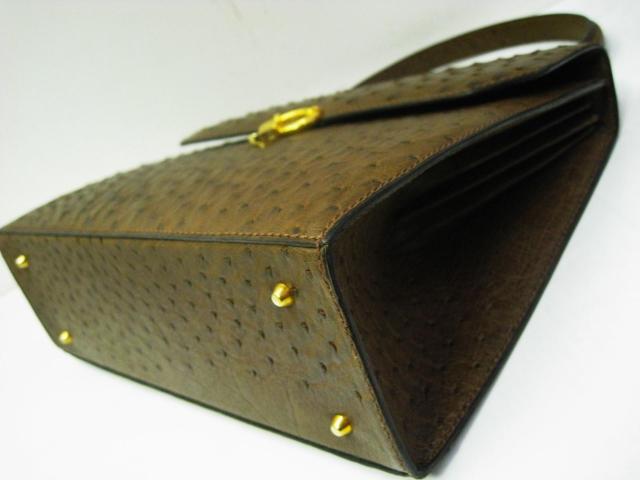 極美品フランス製 最高級オーストリッチ本革製品ギラロッシュGUY LAROCHE < 女性ファッション  極美品フランス製 最高級オーストリッチ本革製品ギラロッシュGUY LAROCHE < 女性ファッションの
