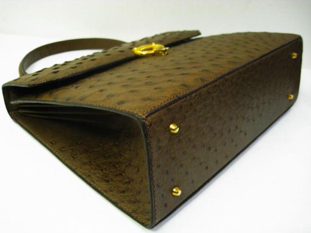 極美品フランス製 最高級オーストリッチ本革製品ギラロッシュGUY LAROCHE < 女性ファッション  極美品フランス製 最高級オーストリッチ本革製品ギラロッシュGUY LAROCHE < 女性ファッションの