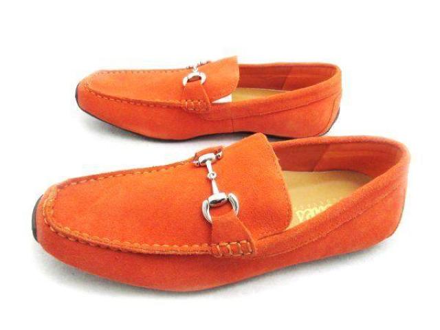 1円~C454新品Dedes本革ビット/ドライビングスリッポン26aORANGE♂ < 男性ファッション 1円~C454新品Dedes本革ビット/ドライビングスリッポン26aORANGE♂ < 男性ファッションの