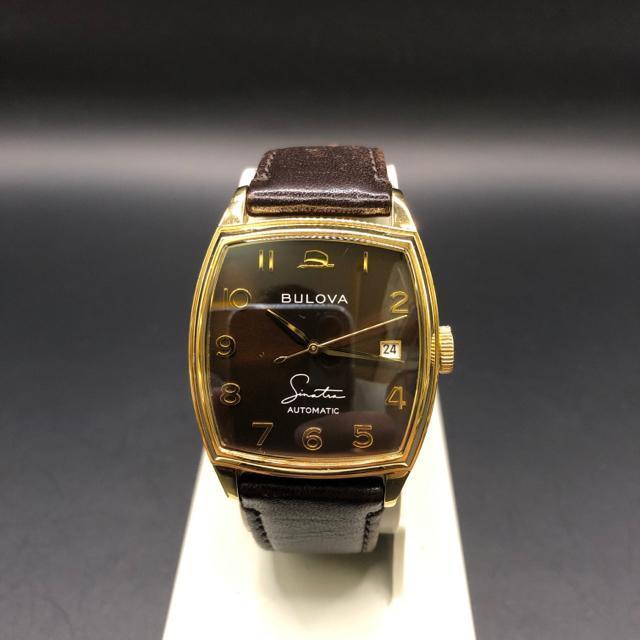 即決 BULOVA フランク・シナトラ 自動巻き 腕時計 < 男性アクセサリー/時計  即決 BULOVA フランク・シナトラ 自動巻き 腕時計 < 男性アクセサリー/時計の