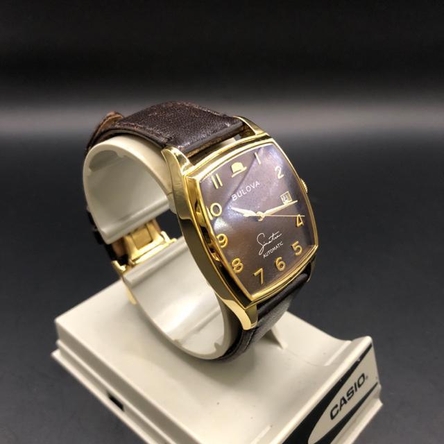 即決 BULOVA フランク・シナトラ 自動巻き 腕時計 < 男性アクセサリー/時計  即決 BULOVA フランク・シナトラ 自動巻き 腕時計 < 男性アクセサリー/時計の