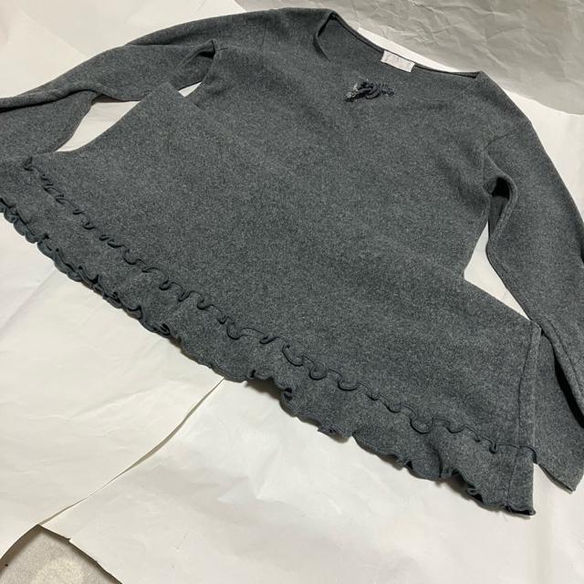 【ヴィンテージ】【有限会社 キャルグロー】 長袖 チュニック ワンピース グレー < 女性ファッション 【ヴィンテージ】【有限会社 キャルグロー】 長袖 チュニック ワンピース グレー < 女性ファッションの