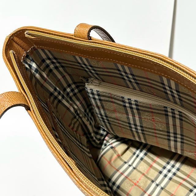 BURBERRY バーバリー レザー トートバッグ ショルダーバッグ レディース メンズ ブラウン < ブランド BURBERRY バーバリー レザー トートバッグ ショルダーバッグ レディース メンズ ブラウン < ブランドの