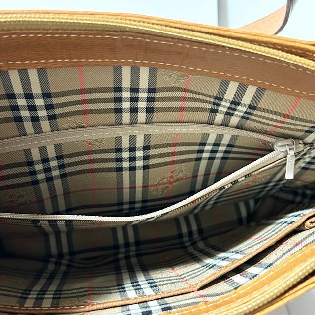 BURBERRY バーバリー レザー トートバッグ ショルダーバッグ レディース メンズ ブラウン < ブランド BURBERRY バーバリー レザー トートバッグ ショルダーバッグ レディース メンズ ブラウン < ブランドの
