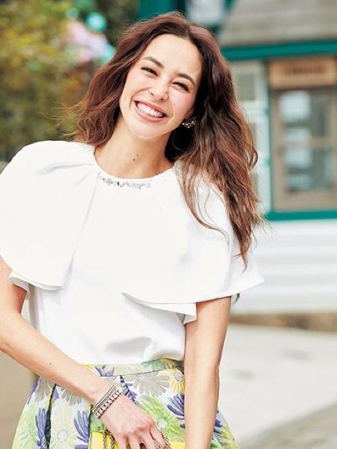 Vi^Otchesty Jacquard Flower Skirt  uh 