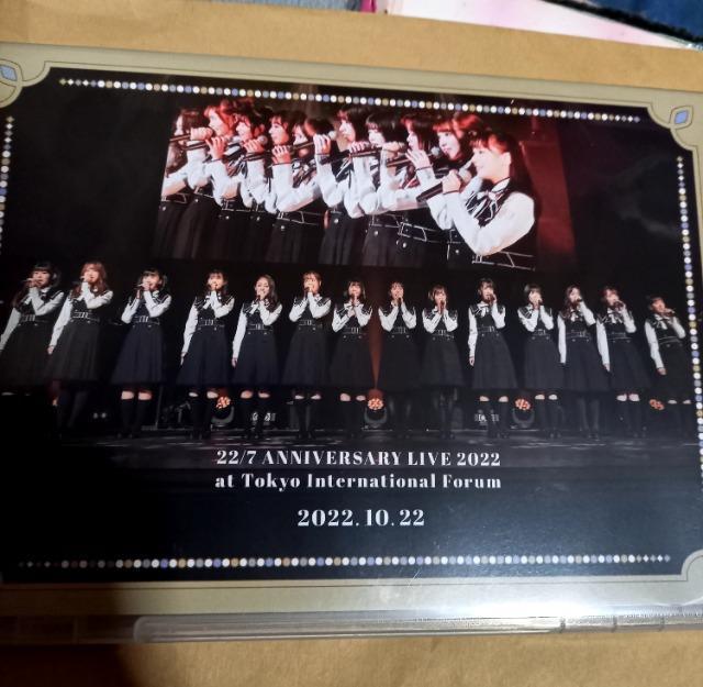 22^7 LIVE at ۃtH[`ANNIVERSARY LIVE 2022`i2022D10D22j   CD/DVD/rfI 
