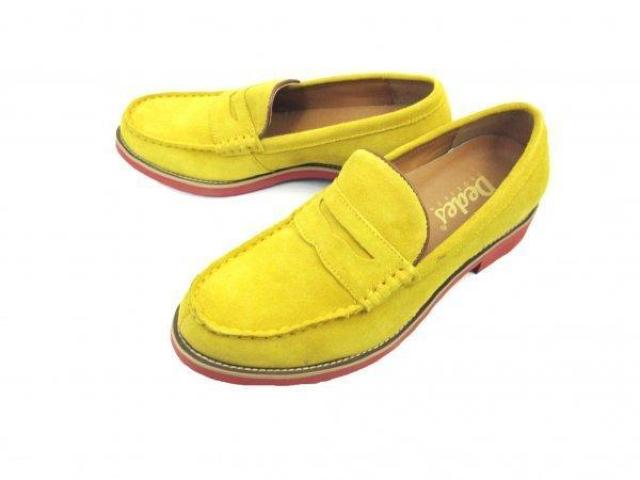 1円~C212新品Dedes本革スウェードヴァンプスリッポン25.5aYELLOW♂ < 男性ファッション 1円~C212新品Dedes本革スウェードヴァンプスリッポン25.5aYELLOW♂ < 男性ファッションの