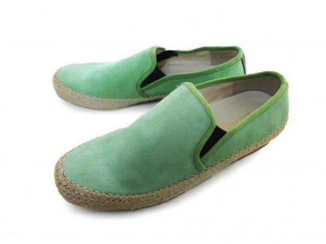 1円~C456新品Dedes本革スウェードジュート巻きスリッポン27aGREEN♂ < 男性ファッション 1円~C456新品Dedes本革スウェードジュート巻きスリッポン27aGREEN♂ < 男性ファッションの