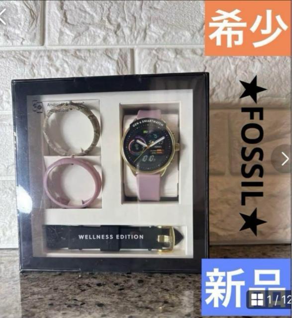 【新品】★希少★ フォッシル FTW4075SET スマートウォッチ ウェルネスエディション ジェネレーション6 レディース < ブランド  【新品】★希少★ フォッシル FTW4075SET スマートウォッチ ウェルネスエディション ジェネレーション6 レディース  < ブランドの