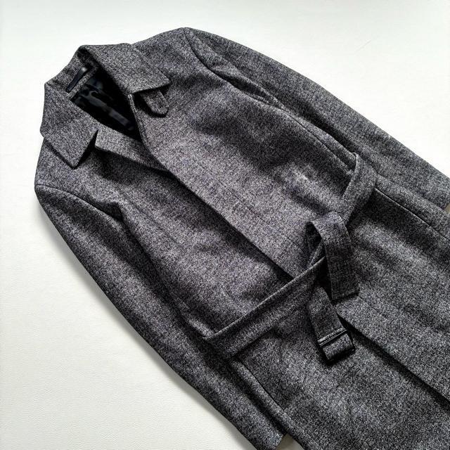 ◆未使用級◆セオリー◆メンズ◆ロングステンカラーウールコート◆ヘリンボーン◆XS < ブランド ◆未使用級◆セオリー◆メンズ◆ロングステンカラーウールコート◆ヘリンボーン◆XS < ブランドの