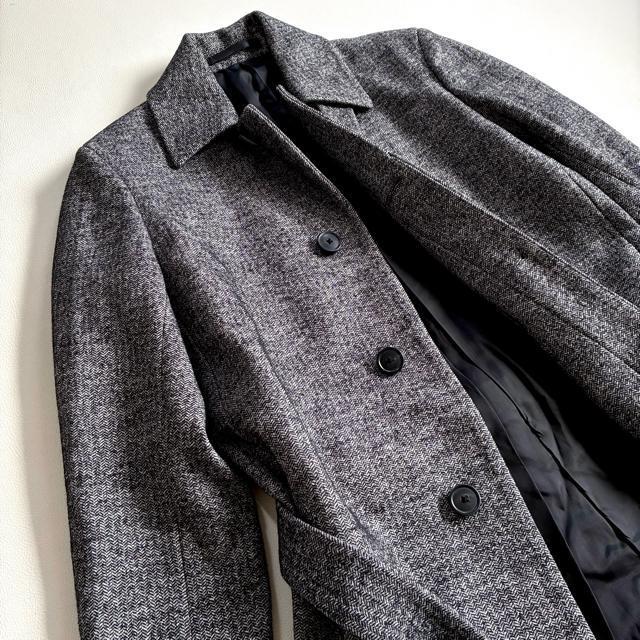 ◆未使用級◆セオリー◆メンズ◆ロングステンカラーウールコート◆ヘリンボーン◆XS < ブランド ◆未使用級◆セオリー◆メンズ◆ロングステンカラーウールコート◆ヘリンボーン◆XS < ブランドの