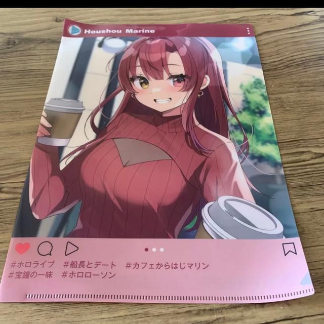 ホロライブ☆LAWSONコラボ。宝鐘マリン。クリアファイル。非売品 < アニメ/コミック/キャラクター ホロライブ☆LAWSONコラボ。宝鐘マリン。クリアファイル。非売品 < アニメ/コミック/キャラクターの