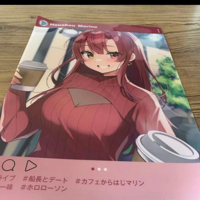 ホロライブ☆LAWSONコラボ。宝鐘マリン。クリアファイル。非売品 < アニメ/コミック/キャラクター ホロライブ☆LAWSONコラボ。宝鐘マリン。クリアファイル。非売品 < アニメ/コミック/キャラクターの