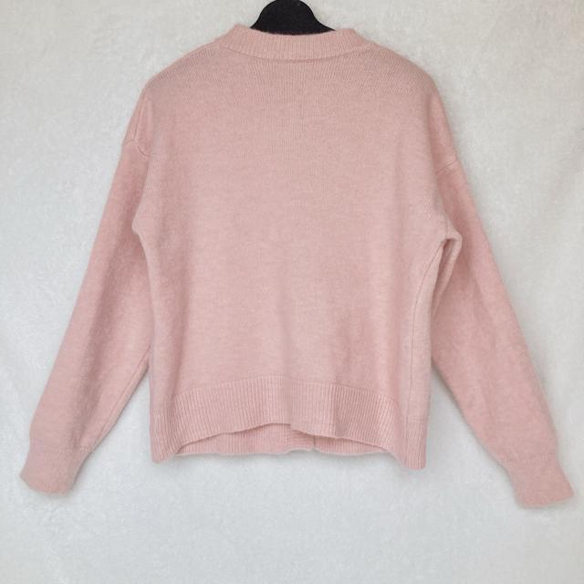 LAFFMO ラフモ 厚手 長袖 ニット カーディガン ハート型ボタン F N2m < 女性ファッション LAFFMO ラフモ 厚手 長袖 ニット カーディガン ハート型ボタン F N2m < 女性ファッションの