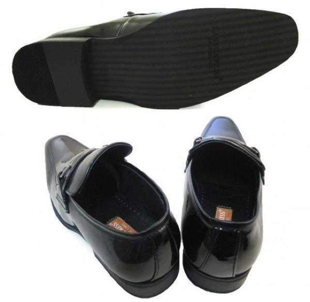 1円~C192新品LASSU&FRISSスクエアトゥ/ロングノーズビットローファー29a艶黒♂ < 男性ファッション 1円~C192新品LASSU&FRISSスクエアトゥ/ロングノーズビットローファー29a艶黒♂ < 男性ファッションの