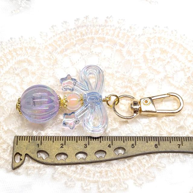 ハンドメイド☆キーホルダー☆クリアブルー < 女性ファッション ハンドメイド☆キーホルダー☆クリアブルー < 女性ファッションの