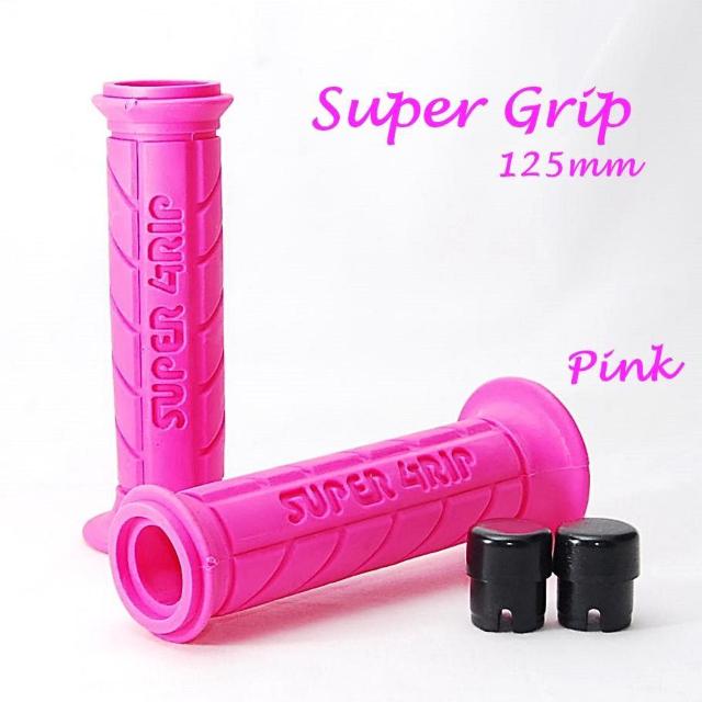 スーパーグリップ 125mm ピンク 左右セット ハンドルグリップ バイク オートバイ ラバーグリップ スクーター 原付 < 自動車/バイク スーパーグリップ 125mm ピンク 左右セット ハンドルグリップ バイク オートバイ ラバーグリップ スクーター 原付 < 自動車/バイク