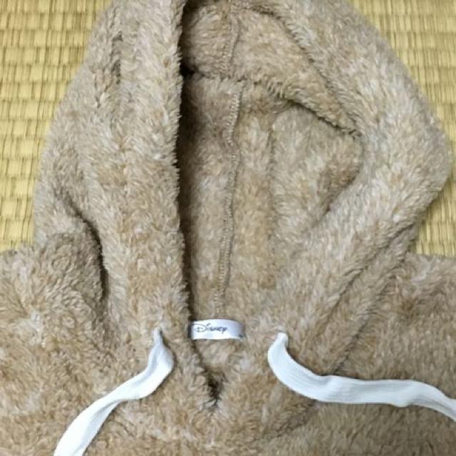 ディズニー・チップ&デールワッペンボアパーカー ベージュL < 女性ファッション ディズニー・チップ&デールワッペンボアパーカー ベージュL < 女性ファッションの