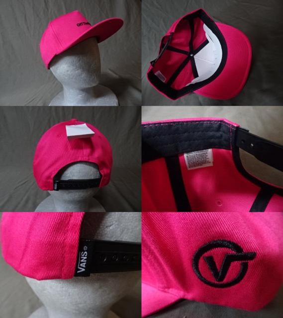 USA購入 アメカジ【VANS】ロゴ刺繍入りキャップPINK < 男性ファッション  USA購入 アメカジ【VANS】ロゴ刺繍入りキャップPINK < 男性ファッションの