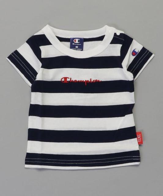 限定セール●Championチャンピオン【新品】ロゴ入りボーダーTシャツ●紺 100cm < ブランド 限定セール●Championチャンピオン【新品】ロゴ入りボーダーTシャツ●紺 100cm < ブランドの