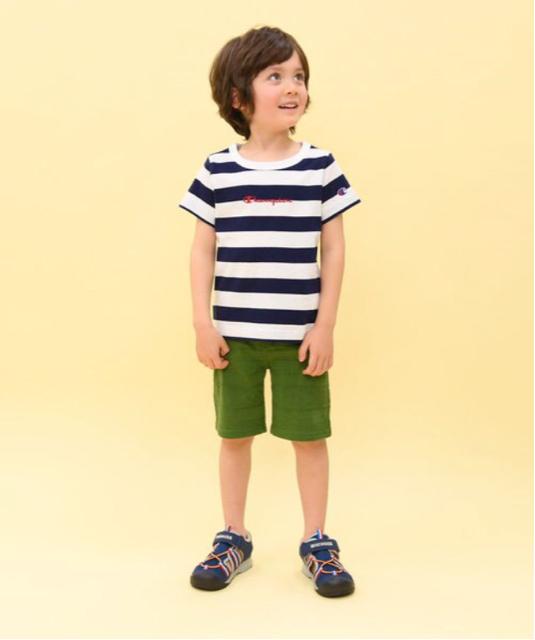限定セール●Championチャンピオン【新品】ロゴ入りボーダーTシャツ●紺 100cm < ブランド 限定セール●Championチャンピオン【新品】ロゴ入りボーダーTシャツ●紺 100cm < ブランドの