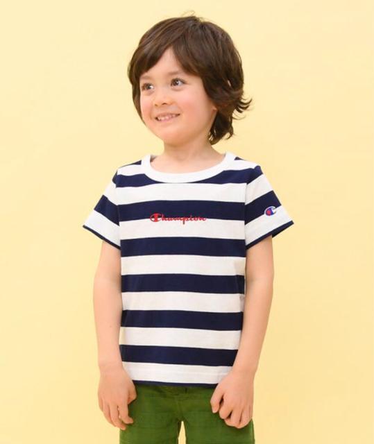 限定セール●Championチャンピオン【新品】ロゴ入りボーダーTシャツ●紺 100cm < ブランド 限定セール●Championチャンピオン【新品】ロゴ入りボーダーTシャツ●紺 100cm < ブランドの