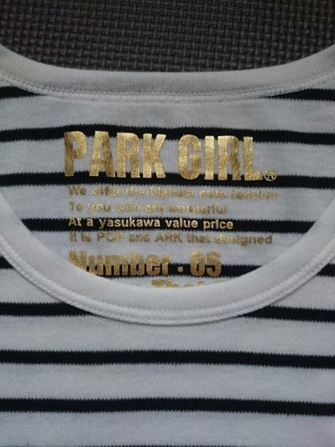 PARK GIRL☆細ボーダー長袖カットソー★指穴付き長めスリーブ☆ < 女性ファッション  PARK GIRL☆細ボーダー長袖カットソー★指穴付き長めスリーブ☆ < 女性ファッションの