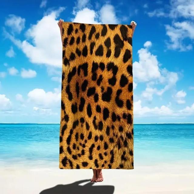 爆ヤス価格1290円★クリエイティブな斑点虎柄ビーチタオル、スタイリッシュなビーチタオル 140cm×70cm < インテリア/ライフ 爆ヤス価格1290円★クリエイティブな斑点虎柄ビーチタオル、スタイリッシュなビーチタオル 140cm×70cm < インテリア/ライフの