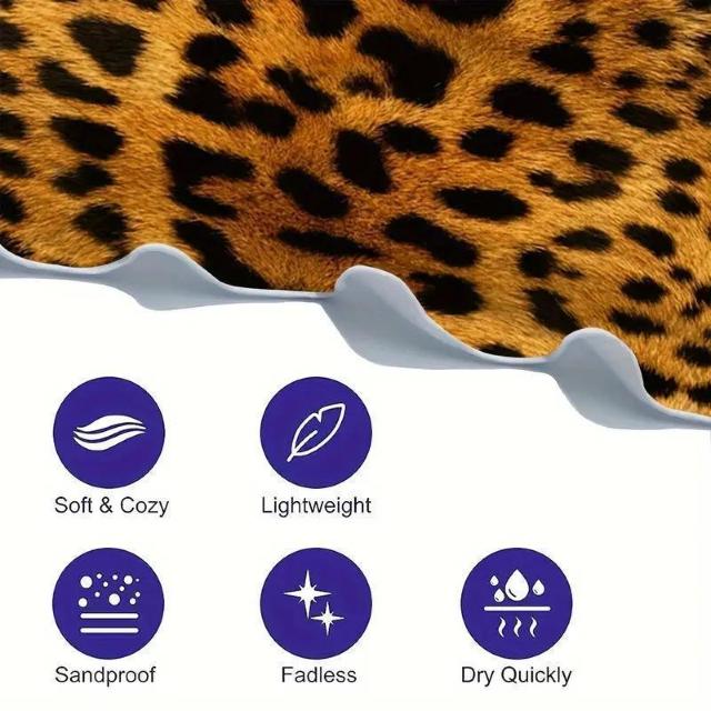 爆ヤス価格1290円★クリエイティブな斑点虎柄ビーチタオル、スタイリッシュなビーチタオル 140cm×70cm < インテリア/ライフ 爆ヤス価格1290円★クリエイティブな斑点虎柄ビーチタオル、スタイリッシュなビーチタオル 140cm×70cm < インテリア/ライフの