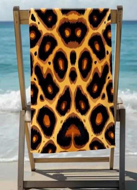 爆ヤス価格1290円★クリエイティブな斑点虎柄ビーチタオル、スタイリッシュなビーチタオル 140cm×70cm < インテリア/ライフ 爆ヤス価格1290円★クリエイティブな斑点虎柄ビーチタオル、スタイリッシュなビーチタオル 140cm×70cm < インテリア/ライフの