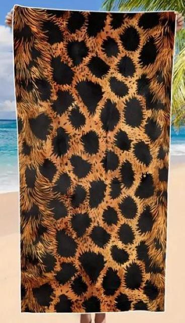 爆ヤス価格1290円★クリエイティブな斑点虎柄ビーチタオル、スタイリッシュなビーチタオル 140cm×70cm < インテリア/ライフ 爆ヤス価格1290円★クリエイティブな斑点虎柄ビーチタオル、スタイリッシュなビーチタオル 140cm×70cm < インテリア/ライフの