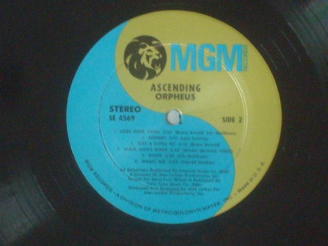 ASCENDING / ORPHEUS US.org盤LP < CD/DVD/ビデオ  ASCENDING / ORPHEUS US.org盤LP < CD/DVD/ビデオの