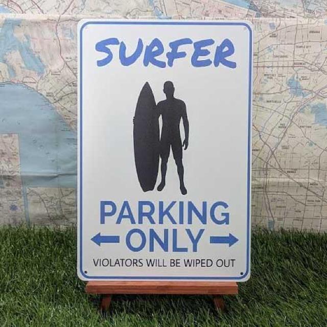 新品【ブリキ看板】Surfing/サーフィン Surfer Parking Only -2- < ホビー  新品【ブリキ看板】Surfing/サーフィン Surfer Parking Only -2-  < ホビーの