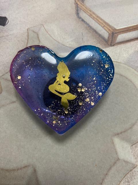 ハンドメイド レジン ハート マグネット マーメイド < 女性ファッション  ハンドメイド レジン ハート マグネット マーメイド  < 女性ファッションの
