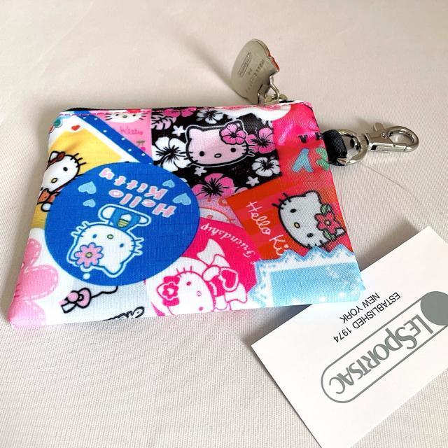 ★新品★LeSportsac レスポートサック ハローキティー ピンク 小銭入れ コインケース キーコインポーチ 送料無料 < 女性ファッション  ★新品★LeSportsac レスポートサック ハローキティー ピンク 小銭入れ コインケース キーコインポーチ 送料無料 < 女性ファッションの