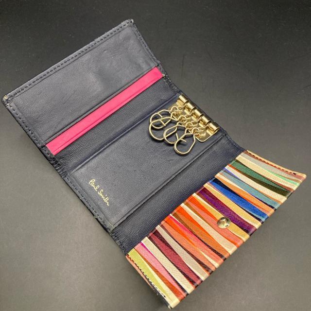 即決 Paul Smith ポールスミス 4連 キーケース < ブランド  即決 Paul Smith ポールスミス 4連 キーケース < ブランドの