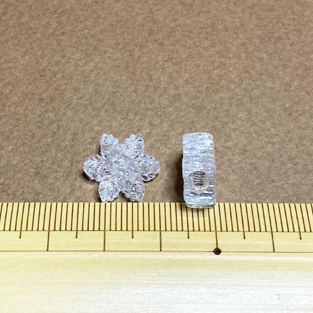 雪の結晶大穴ビーズ30個 < ペット/手芸/園芸 雪の結晶大穴ビーズ30個 < ペット/手芸/園芸の