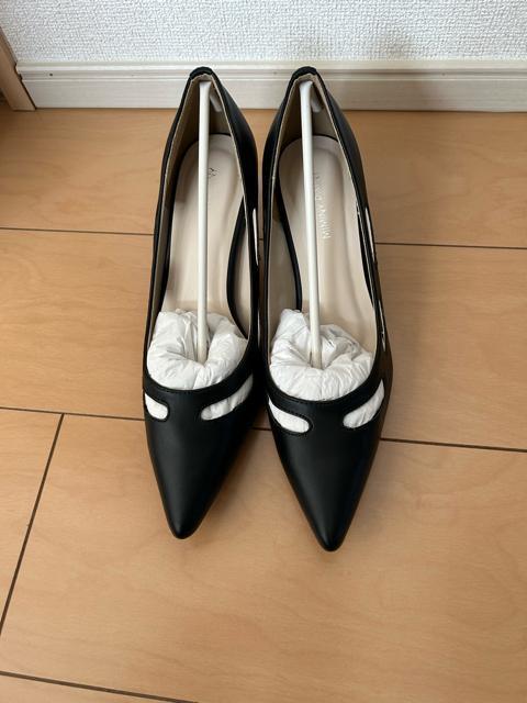 (新品未使用)Miminy Piminy ブラックレザー ポインテッドトゥ ハイヒール Lサイズ < 女性ファッション (新品未使用)Miminy Piminy ブラックレザー ポインテッドトゥ ハイヒール Lサイズ < 女性ファッションの