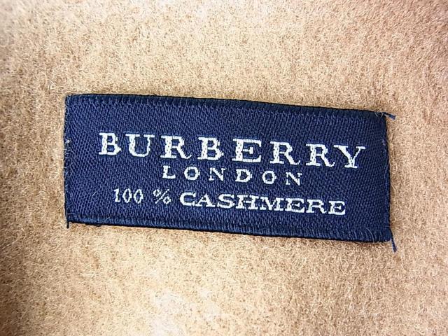 �y���K���i�zBURBERRY �o�[�o���[ �J�V�~��100���@�}�t���[ �j�����p �� �u�����h�� 