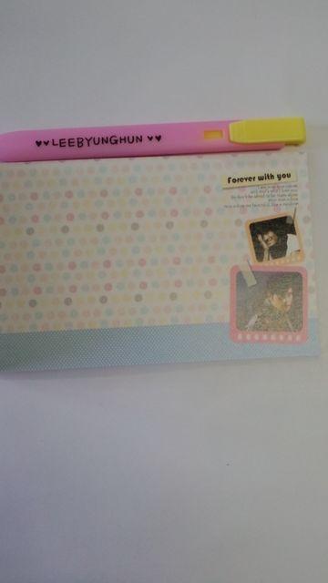 新品未使用☆イ・ビョンホン☆ペン付メモ帳即決 < タレントグッズ  新品未使用☆イ・ビョンホン☆ペン付メモ帳即決 < タレントグッズの