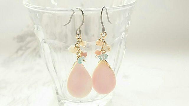 14kgf*クイーンコンクシェルの春ピアス* 18013 < 女性アクセサリー/時計  14kgf*クイーンコンクシェルの春ピアス* 18013  < 女性アクセサリー/時計の