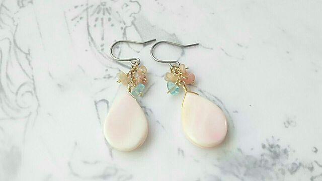 14kgf*クイーンコンクシェルの春ピアス* 18013 < 女性アクセサリー/時計  14kgf*クイーンコンクシェルの春ピアス* 18013 < 女性アクセサリー/時計の