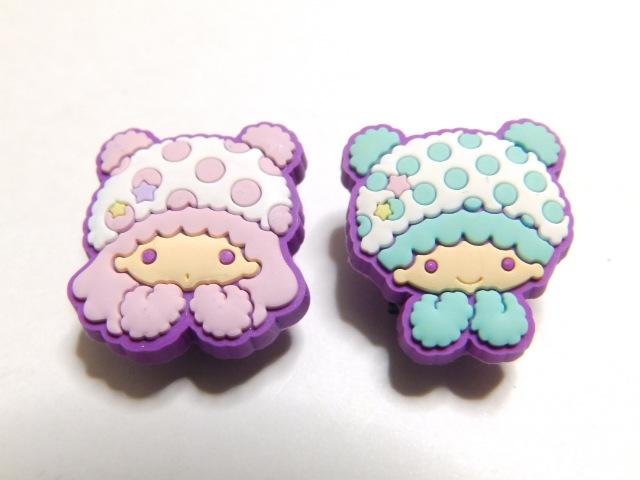 【キキララ リトルツインスターズ】他社靴も取付可能♪靴ヒモ2本マスコット2個シューアップ < おもちゃ  【キキララ リトルツインスターズ】他社靴も取付可能♪靴ヒモ2本マスコット2個シューアップ < おもちゃの