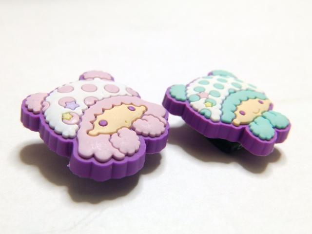 【キキララ リトルツインスターズ】他社靴も取付可能♪靴ヒモ2本マスコット2個シューアップ < おもちゃ  【キキララ リトルツインスターズ】他社靴も取付可能♪靴ヒモ2本マスコット2個シューアップ < おもちゃの