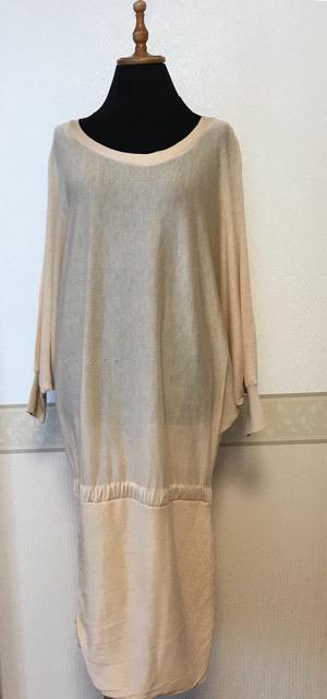 透け感 ニットチュニック ベージュ < 女性ファッション  透け感 ニットチュニック ベージュ < 女性ファッションの